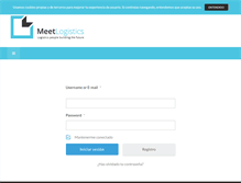 Tablet Screenshot of meetlogistics.com